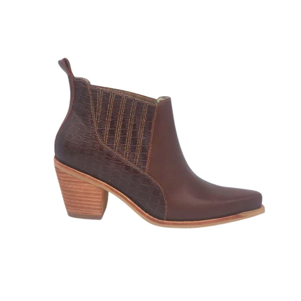 Botin Michelle Chocolate Pao Pecados-2