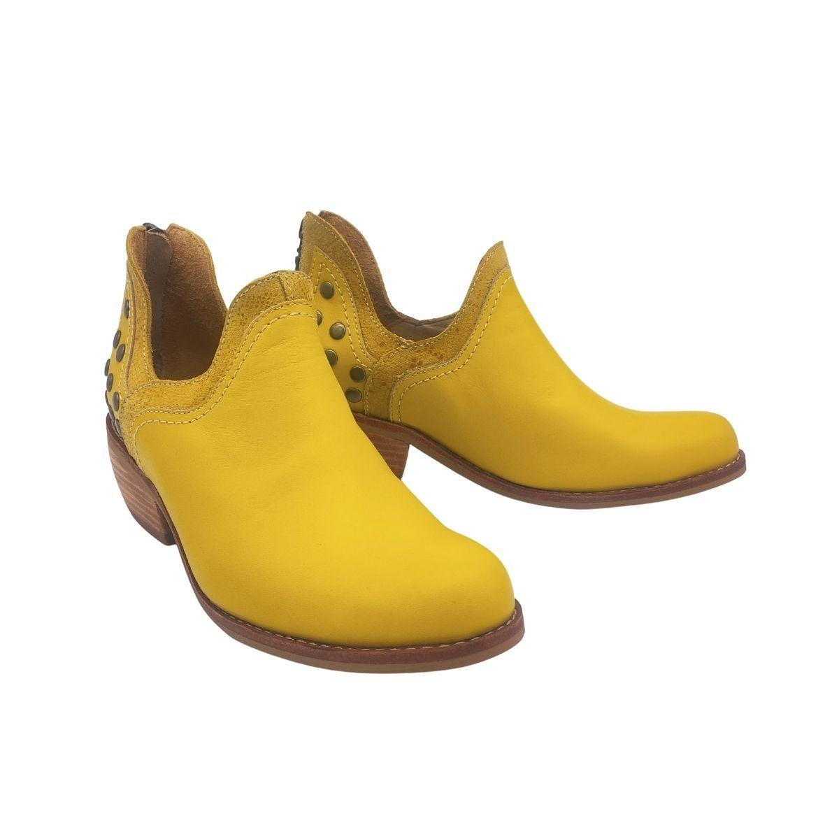 Zapato Joaquina Amarillo Pao Pecados-3