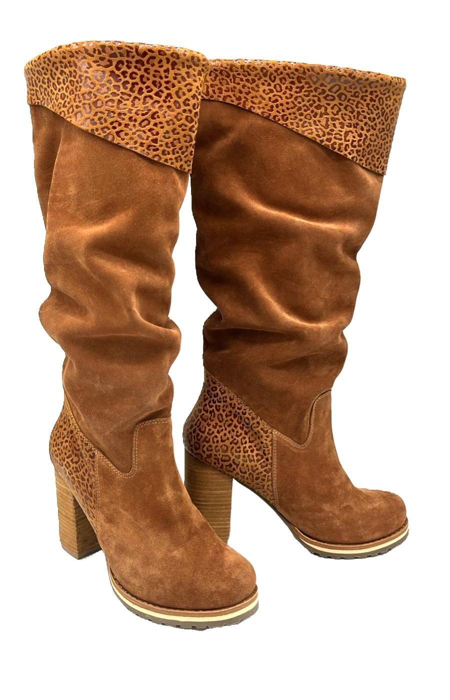 Bota Emily Camel Folia Pao Pecados-3