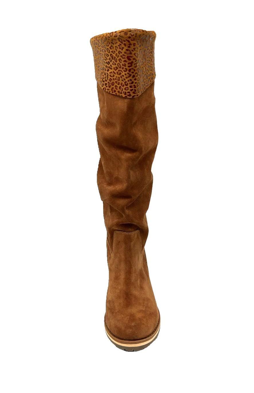 Bota Emily Camel Folia Pao Pecados-4