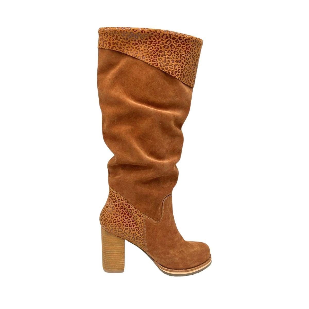 Bota Emily Camel Folia Pao Pecados-1