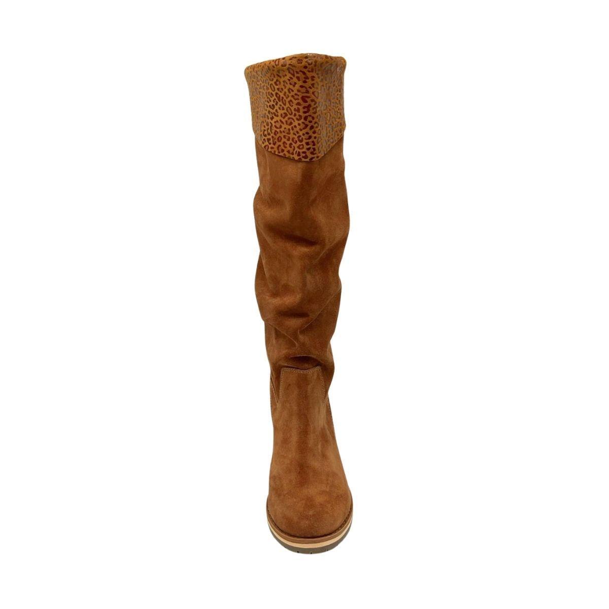 Bota Emily Camel Folia Pao Pecados-4