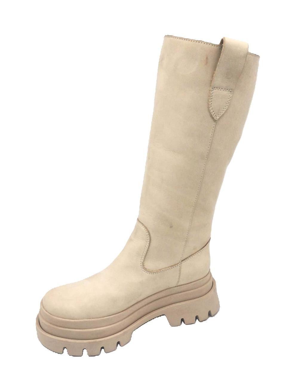 Bota Borcego Beige Pao Pecados-4