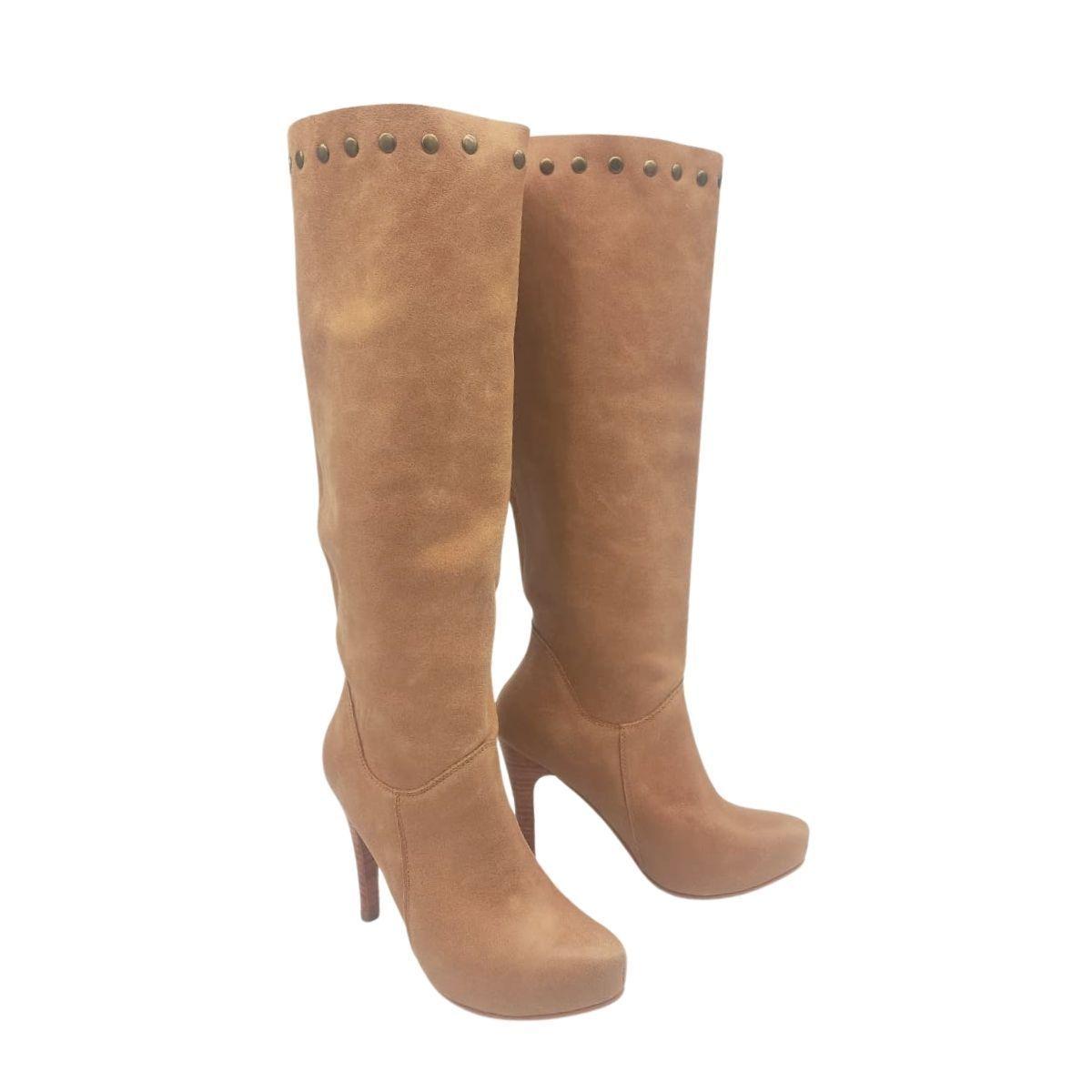 Bota Ange Tachas Camel Pao Pecados-3