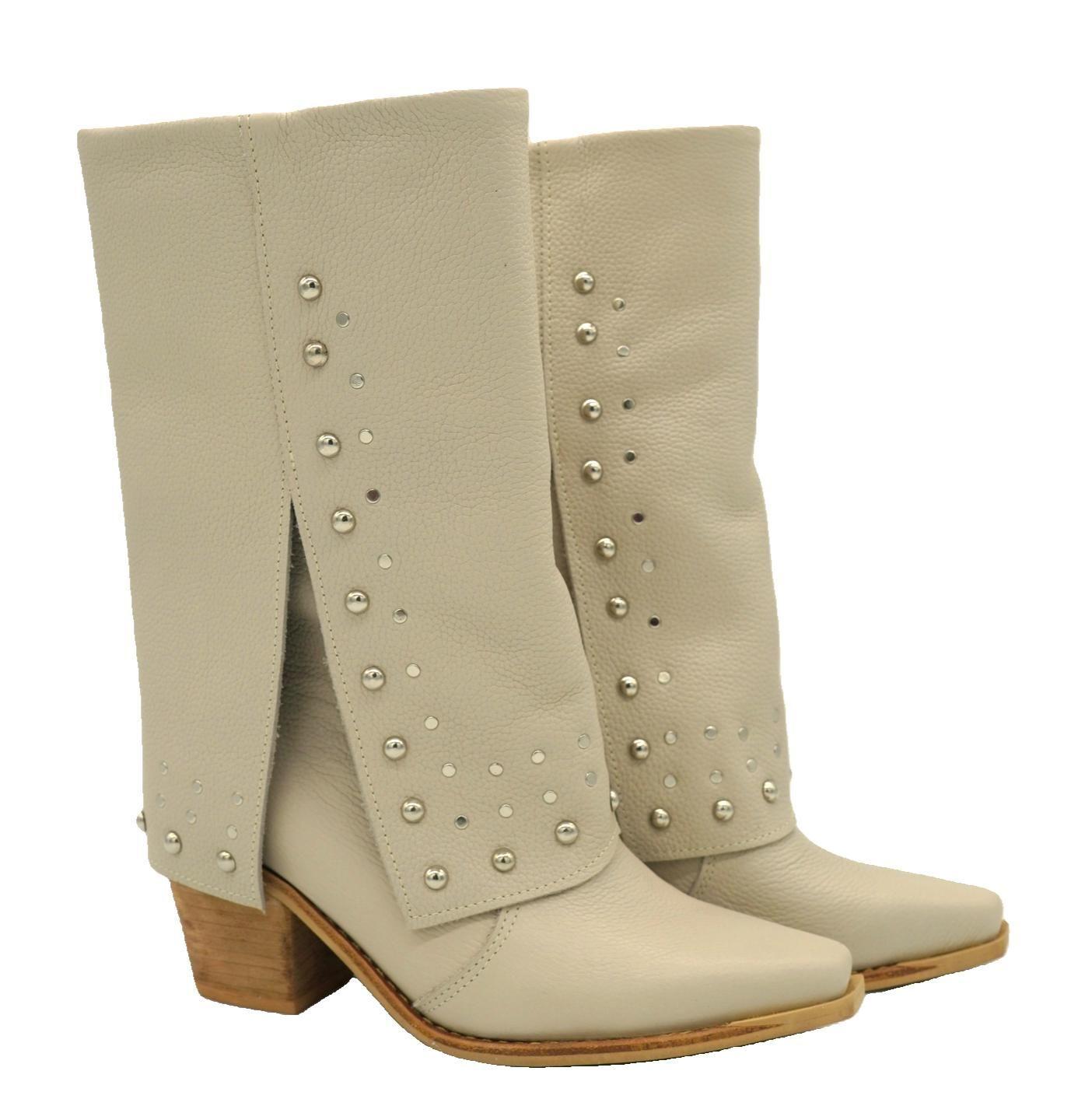 Bota Fiera Beige Texana Pao Pecados-2