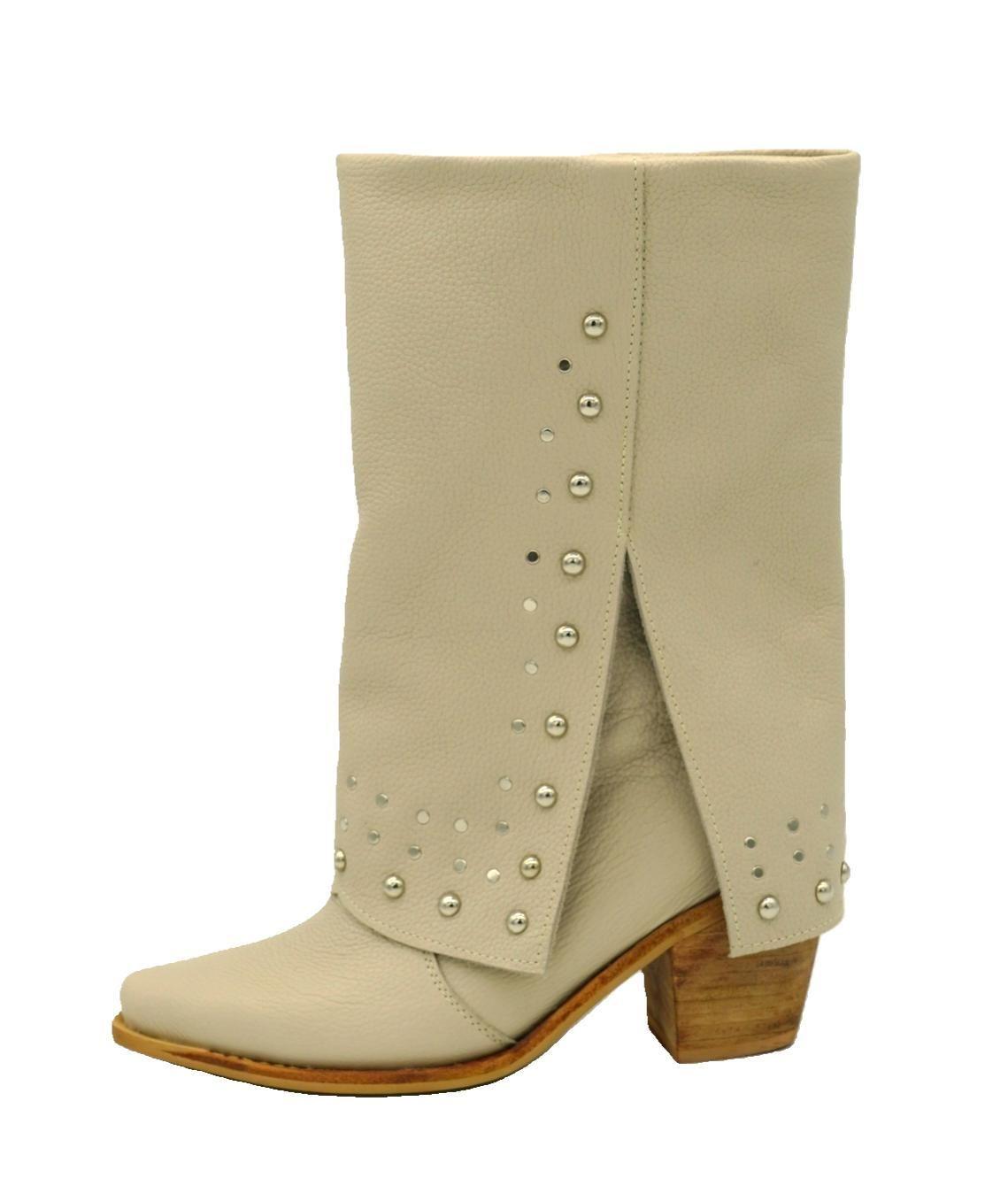Bota Fiera Beige Texana Pao Pecados-3