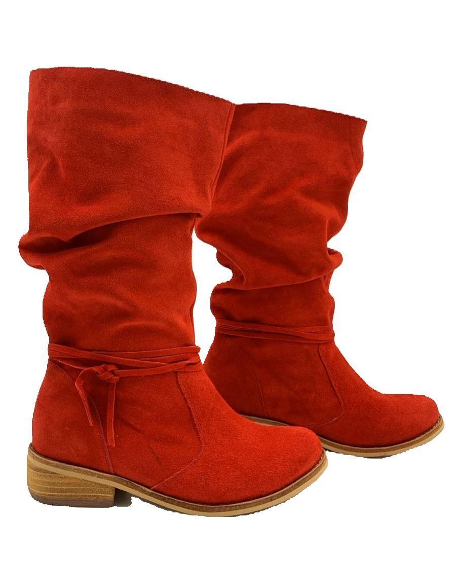 Bota Belen Rojo Pao Pecados-3