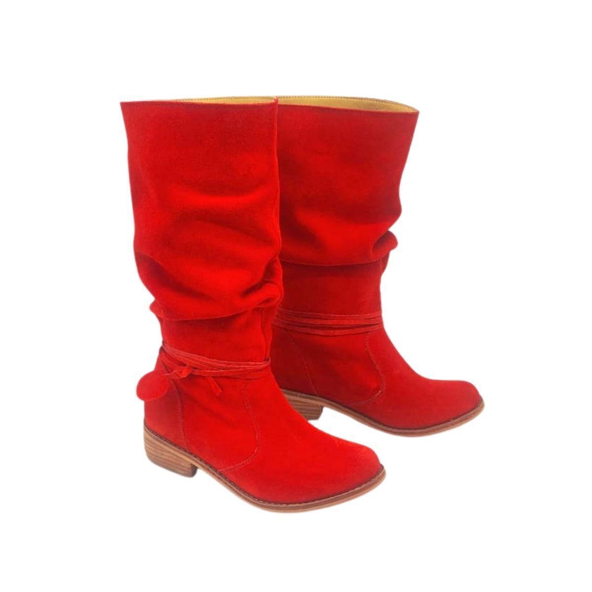 Bota Belen Rojo Pao Pecados-3
