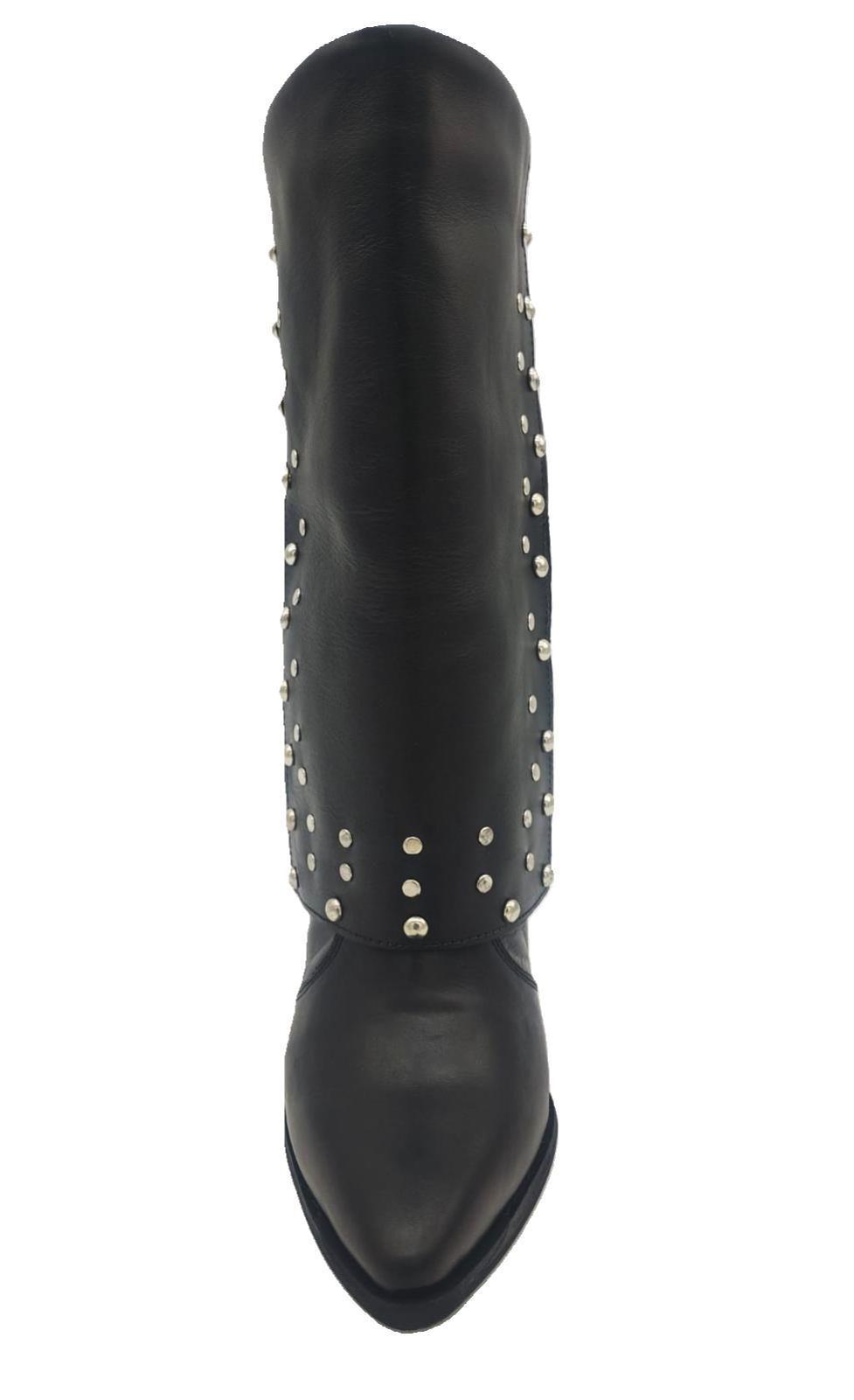 Bota Fiera Negro Taco Negro Pao Pecados-4
