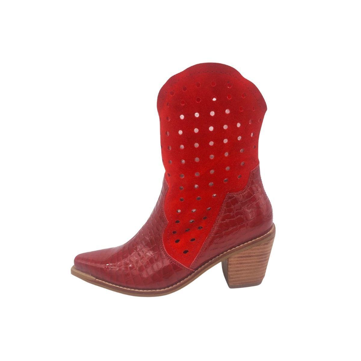 Bota Paula Rojo Pao Pecados-2