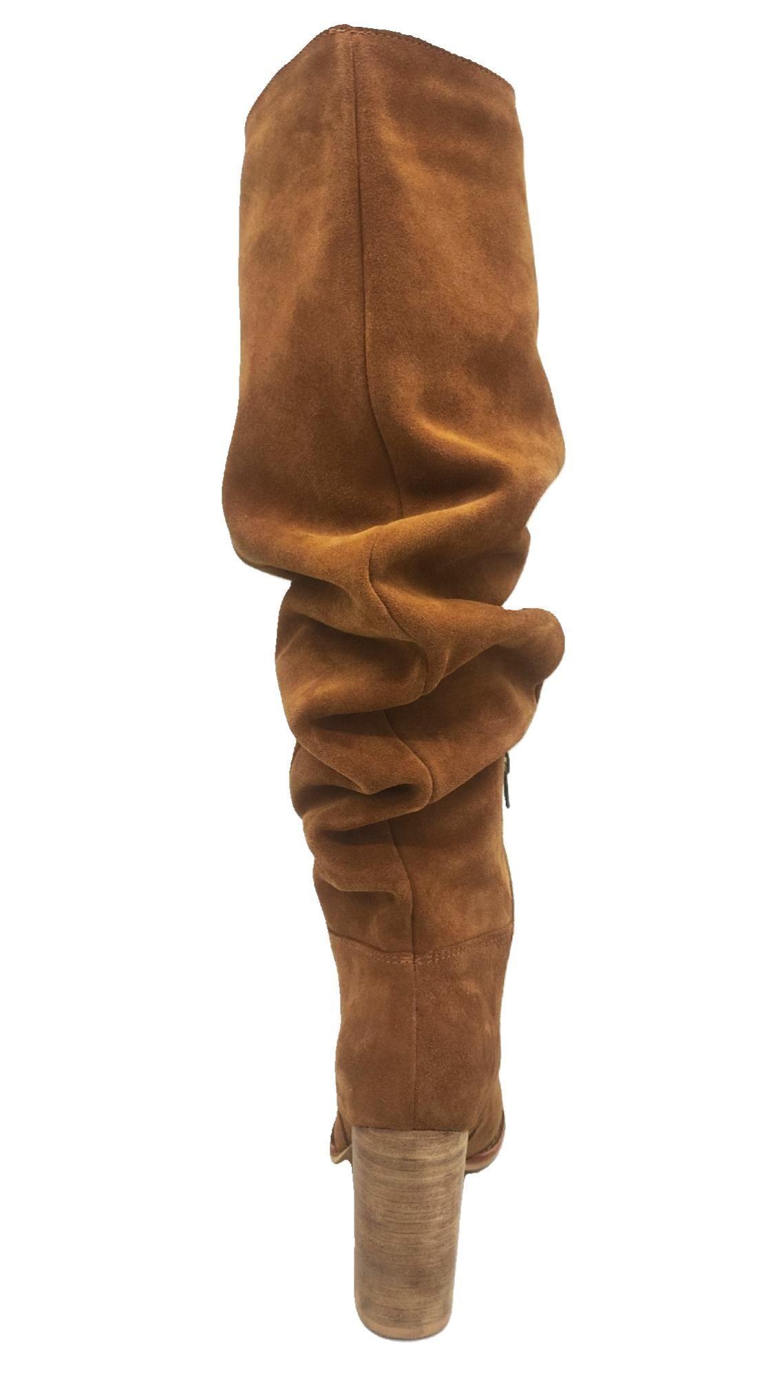 Bota Luciana Alta Camel Pao Pecados-3