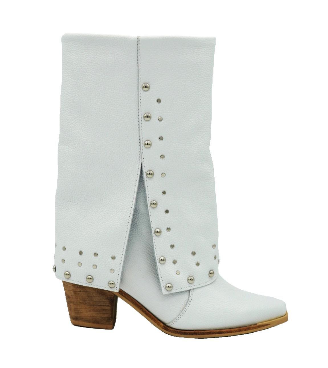 Bota Fiera Blanco Texano Pao Pecados-1