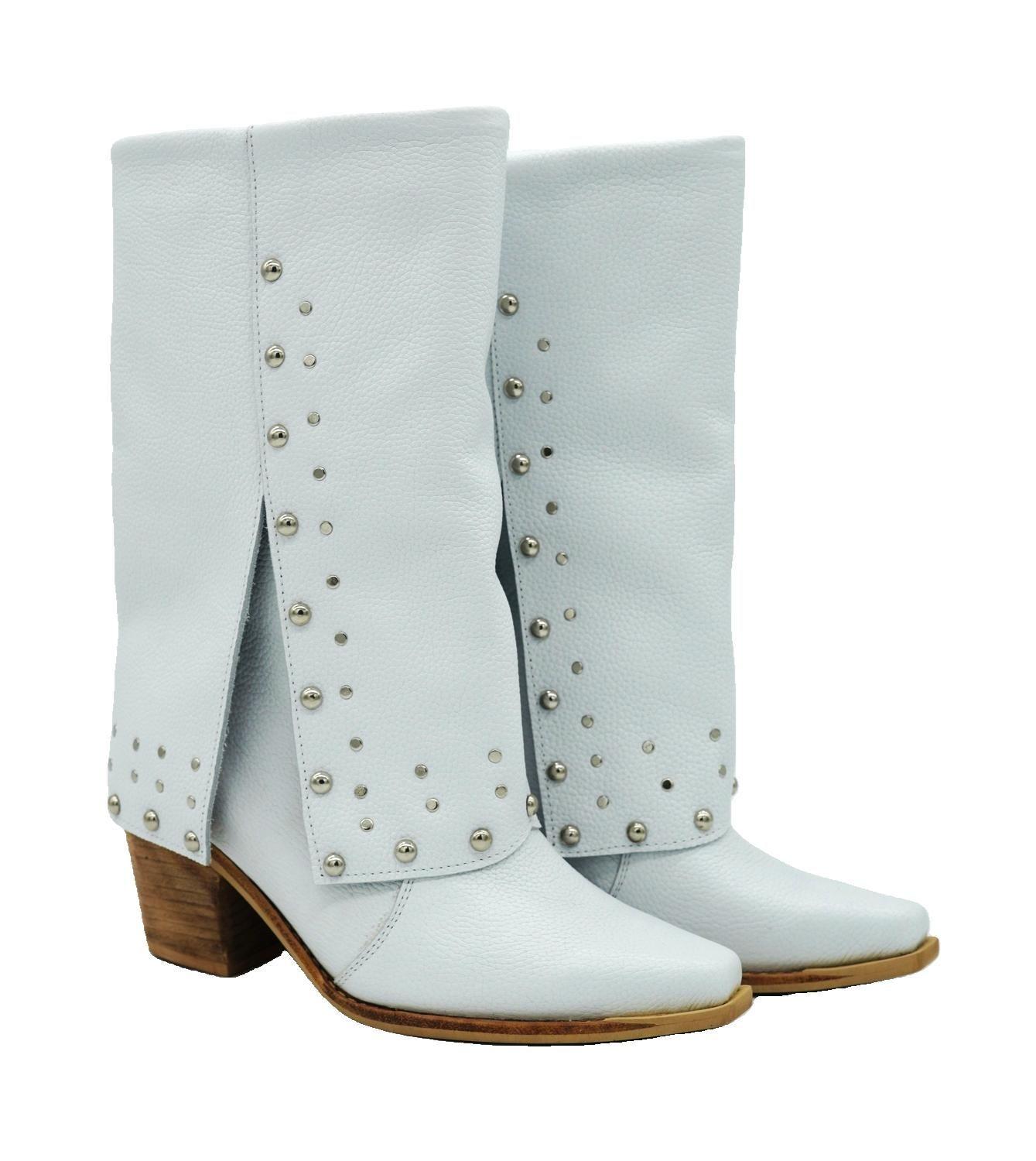 Bota Fiera Blanco Texano Pao Pecados-3