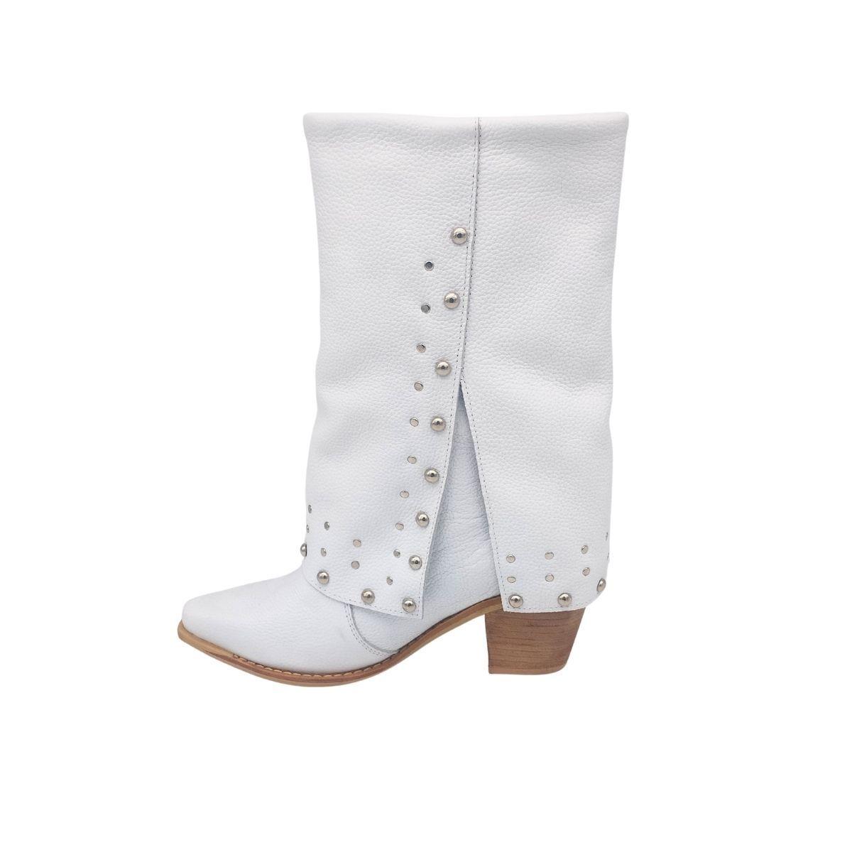 Bota Fiera Blanco Texano Pao Pecados-2