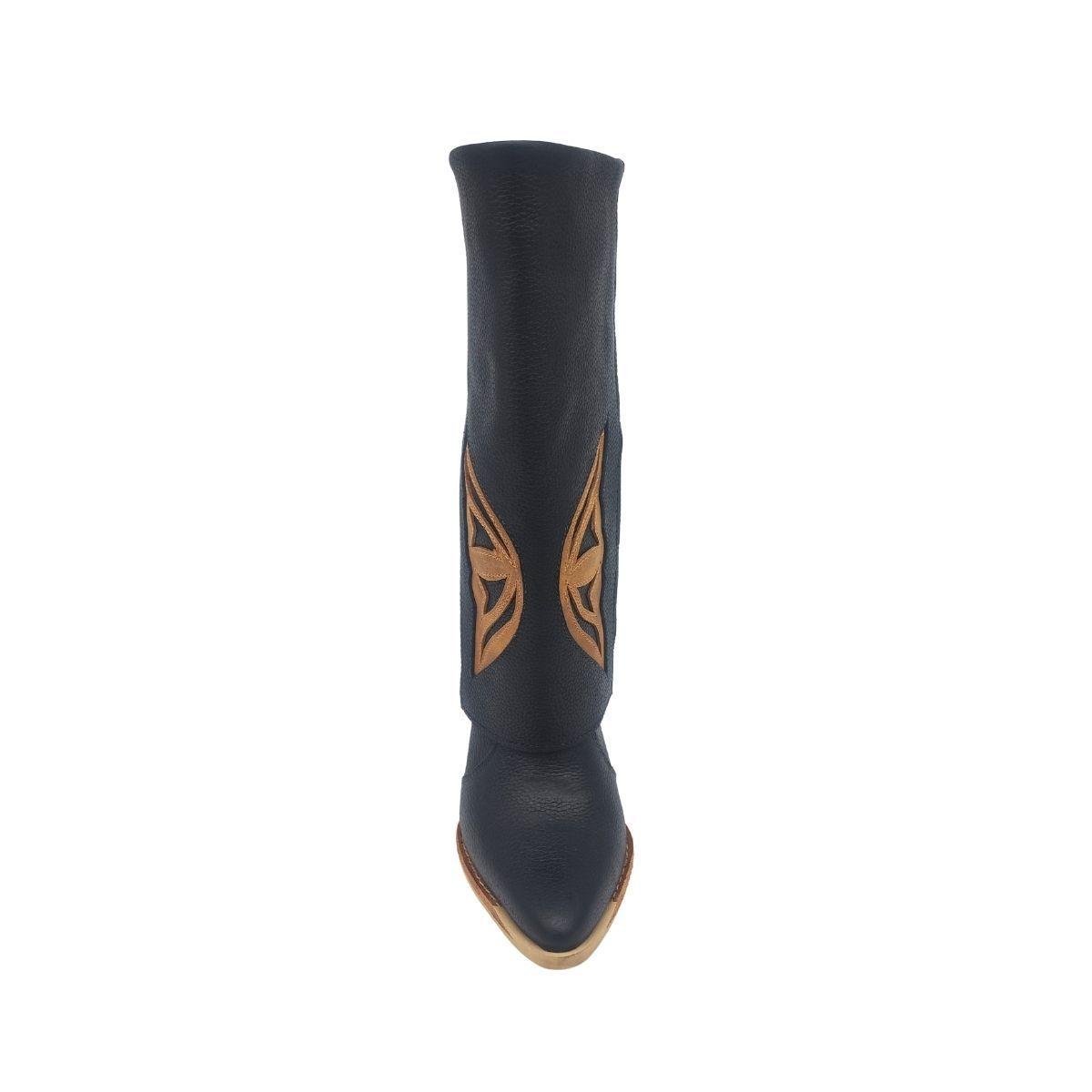 Bota Fiera Negro Mariposa Pao Pecados-4