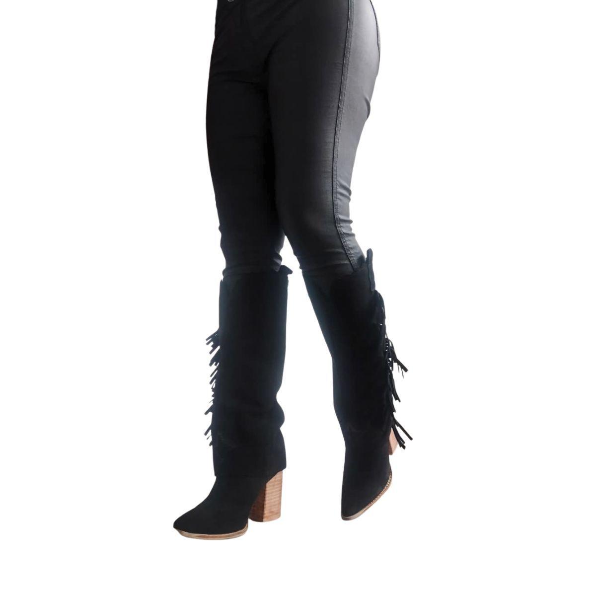 Bota Allyson Negro Pao pecados-0