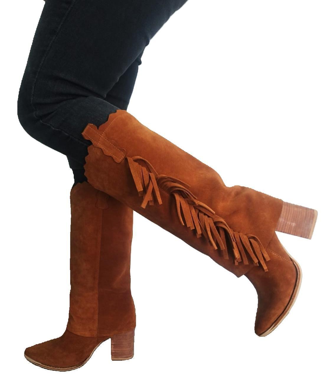 Bota Allyson Camel Pao Pecados-0