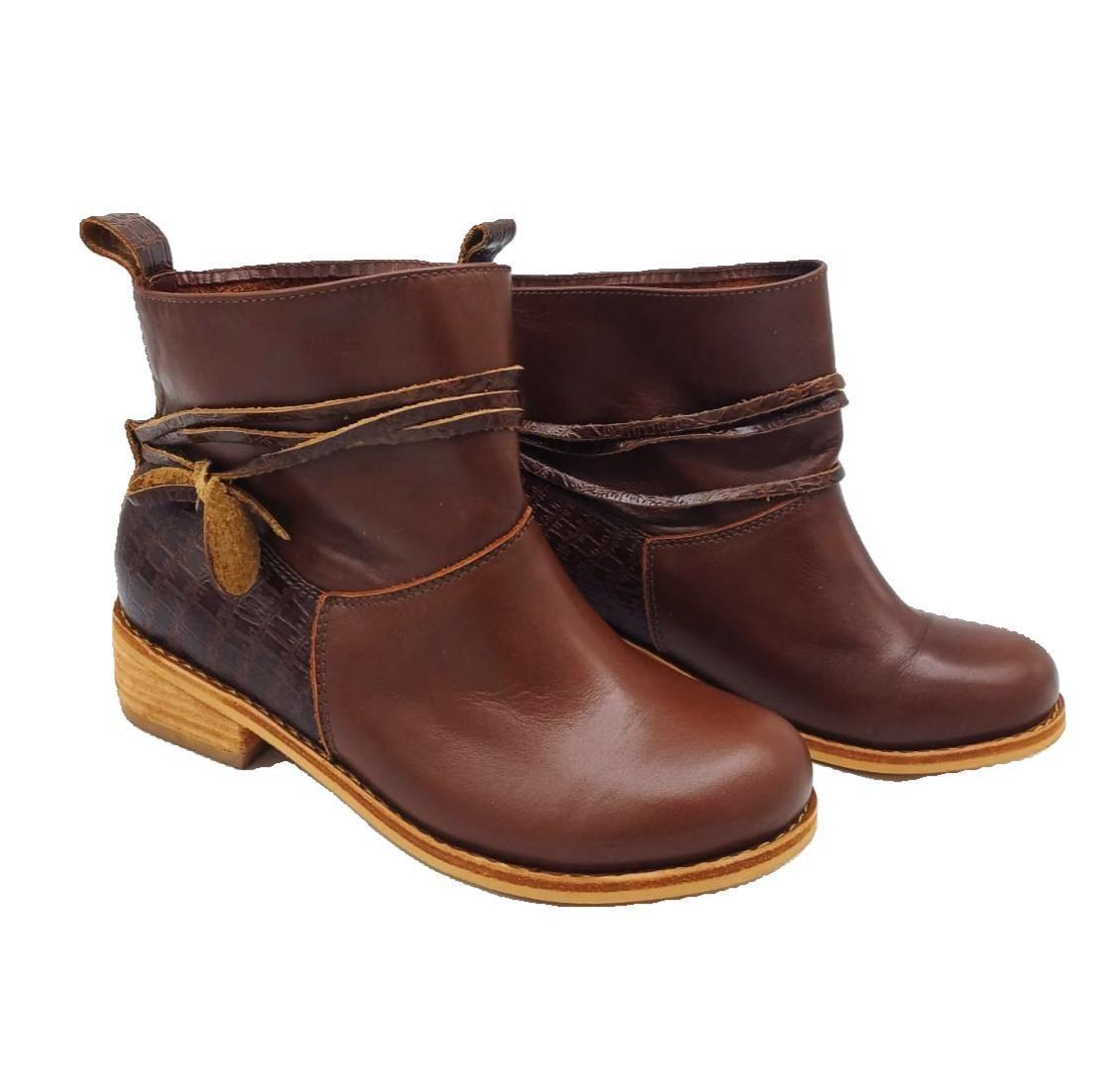 Botin Sofia Chocolate Pao Pecados-2