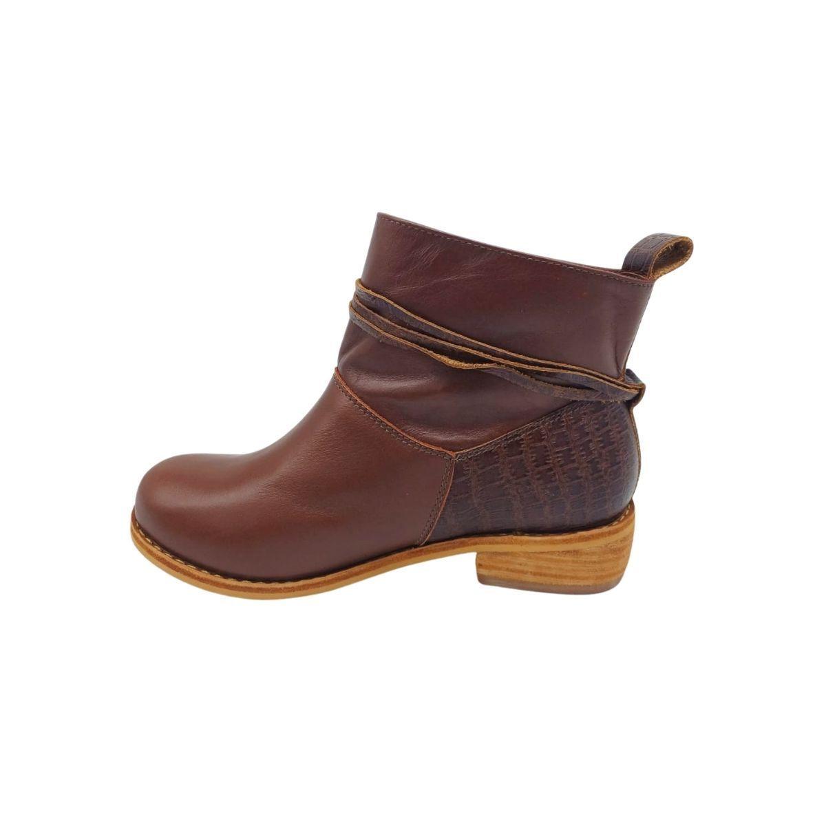 Botin Sofia Chocolate Pao Pecados-2