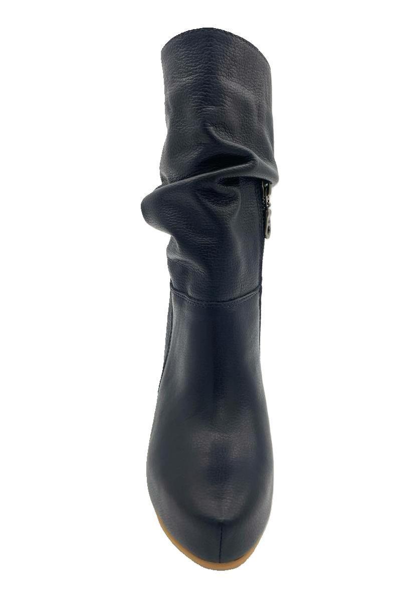 Botin Vilma Negro Cuero Pao Pecados-4