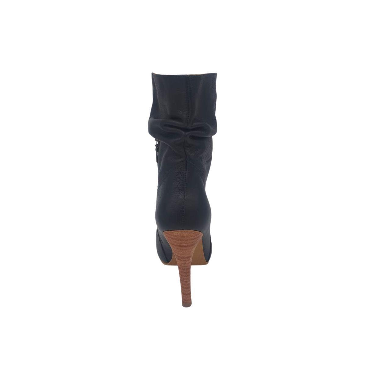 Botin Vilma Negro Cuero Pao Pecados-5