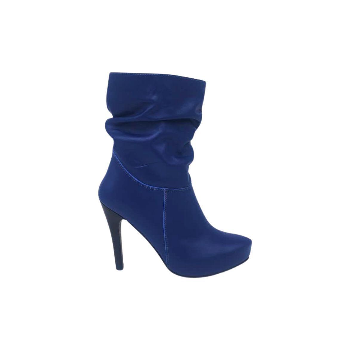 Bota Vilma Azul Cuero Pao Pecados-1