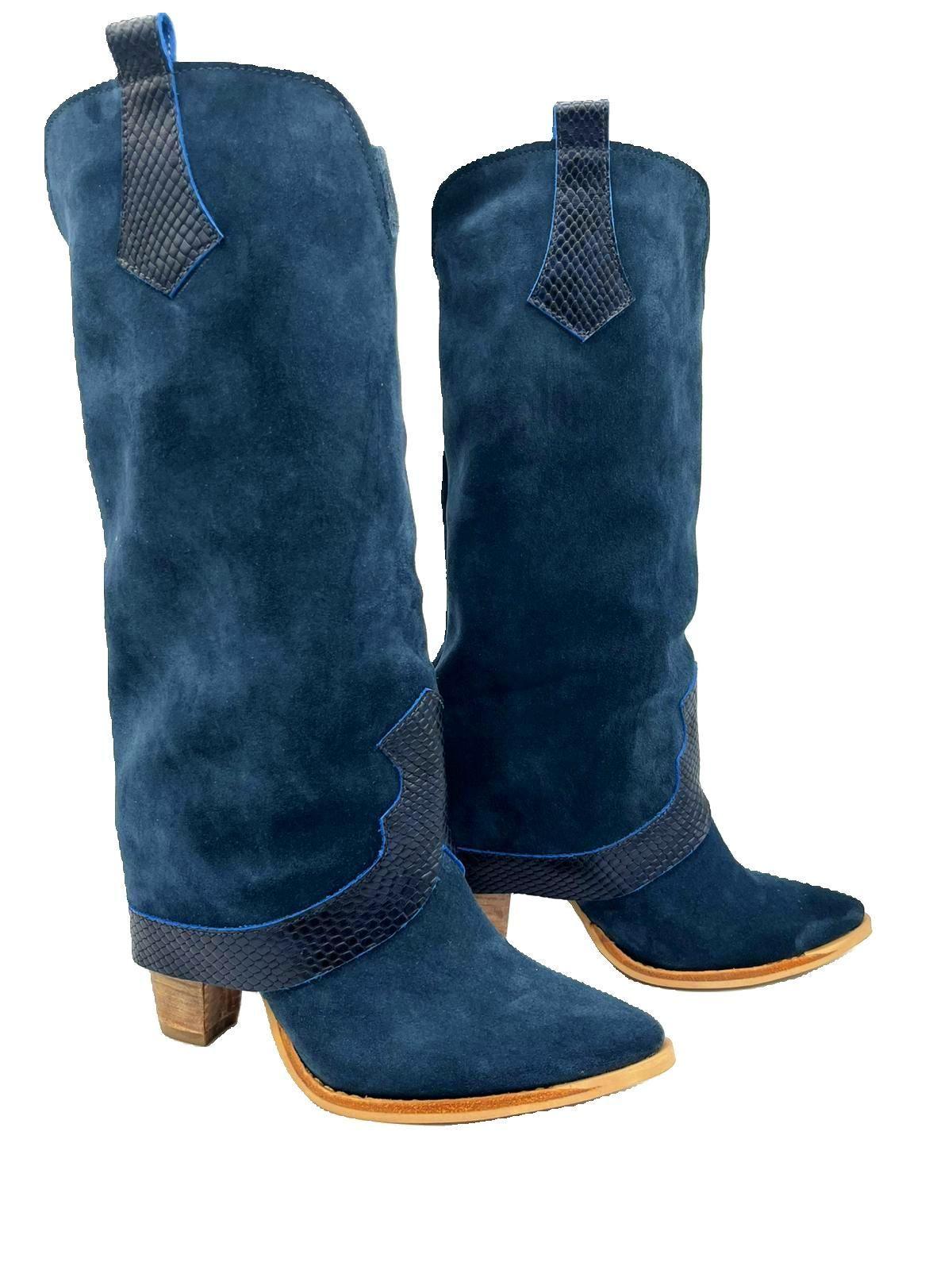 Bota Faustina Azul Pao Pecados-2