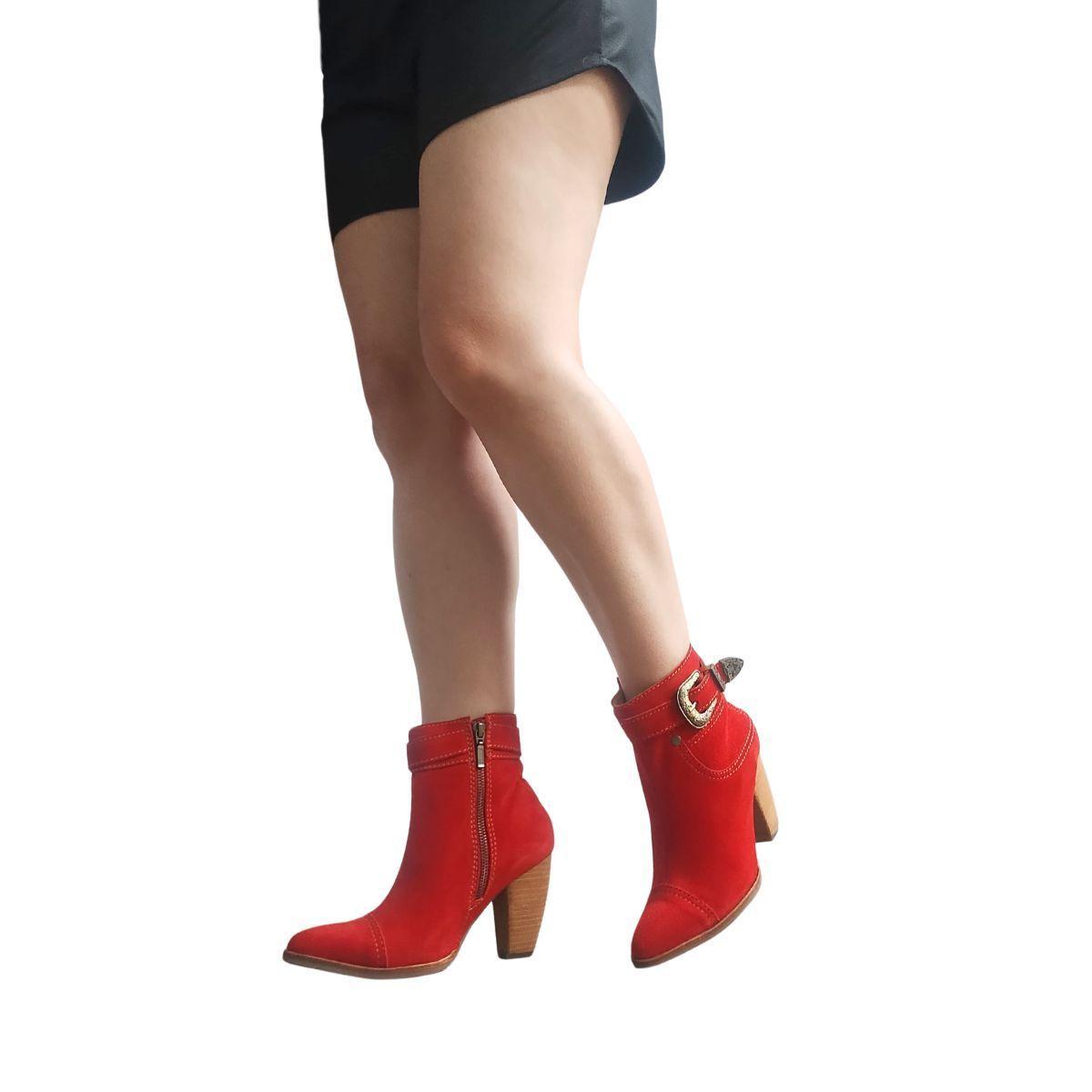 Botin Ivanna Rojo Pao Pecados-6