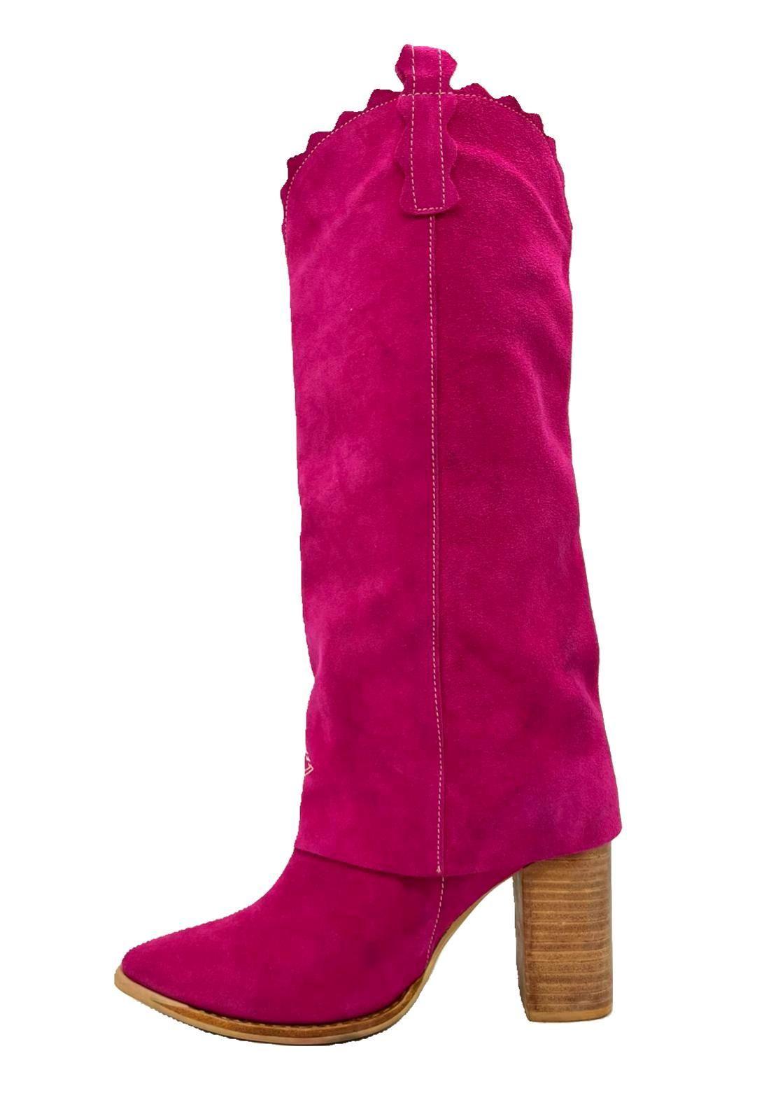 Bota Allyson Fucsia Pao Pecados-4