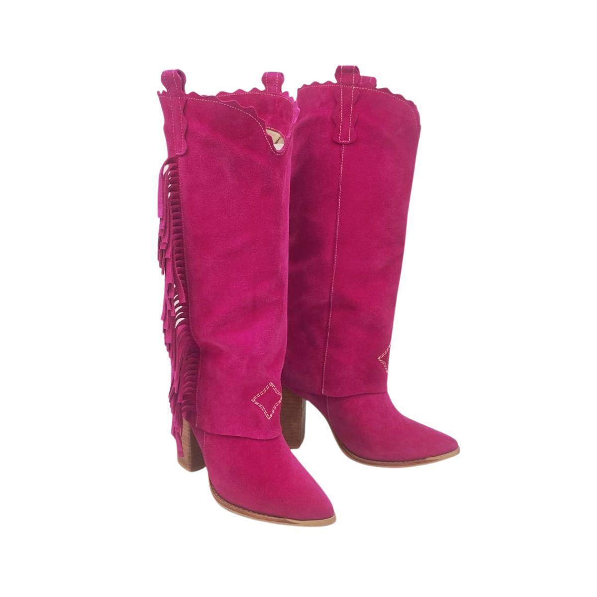Bota Allyson Fucsia Pao Pecados-3