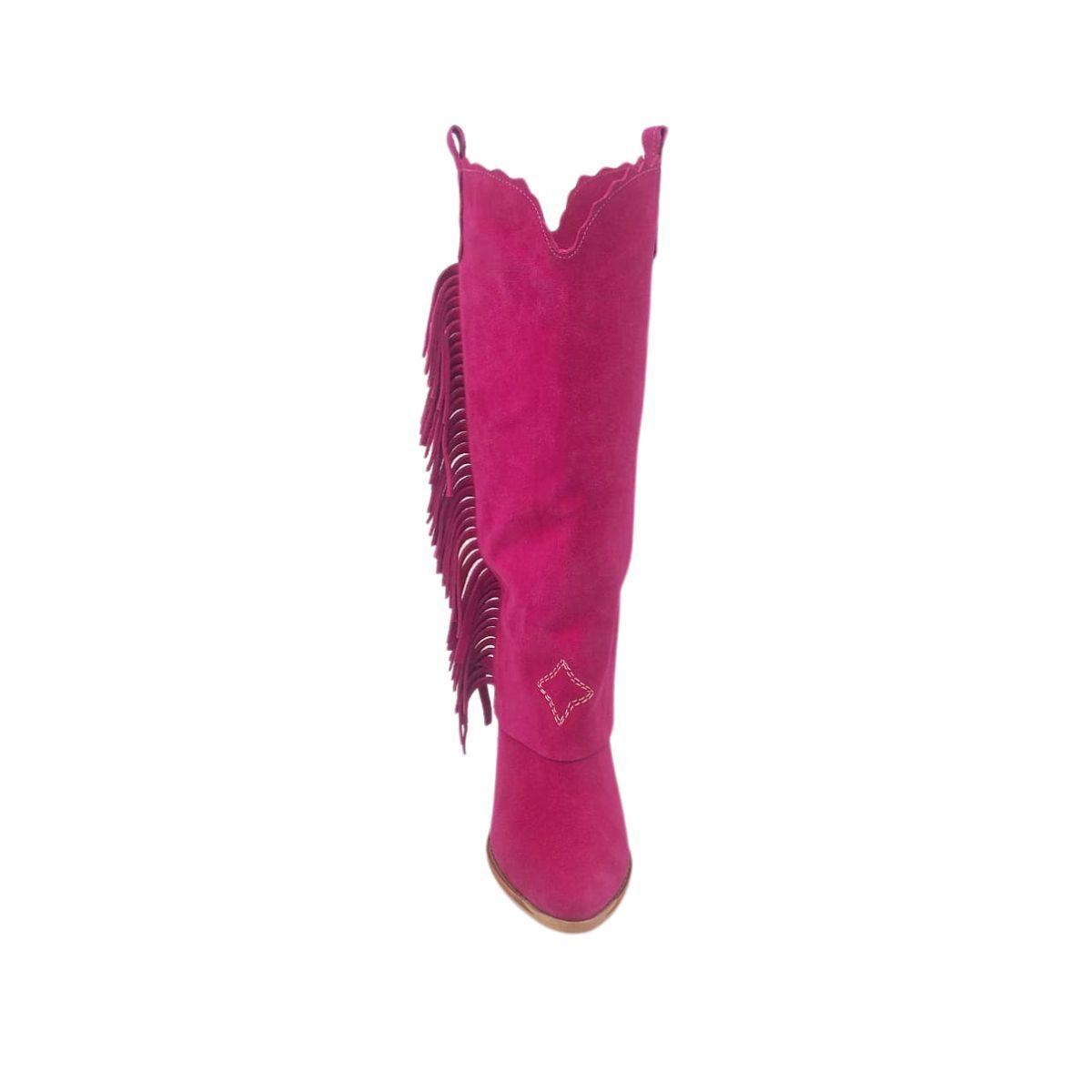 Bota Allyson Fucsia Pao Pecados-4