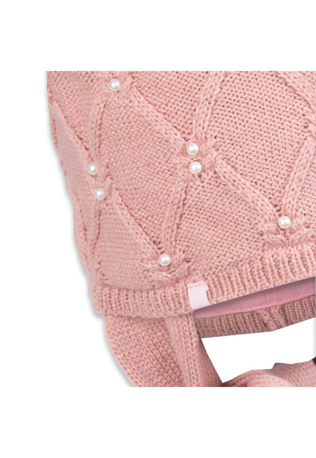 Gorro Bebé Niña Naranja Pillin-1