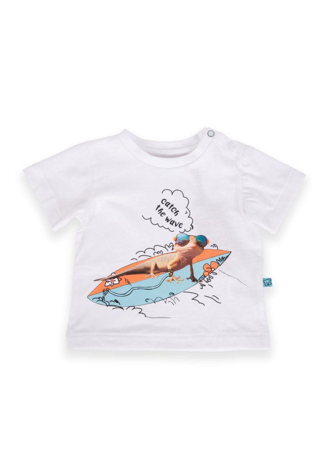 Polera Bebé Niño Blanco Pillin-0