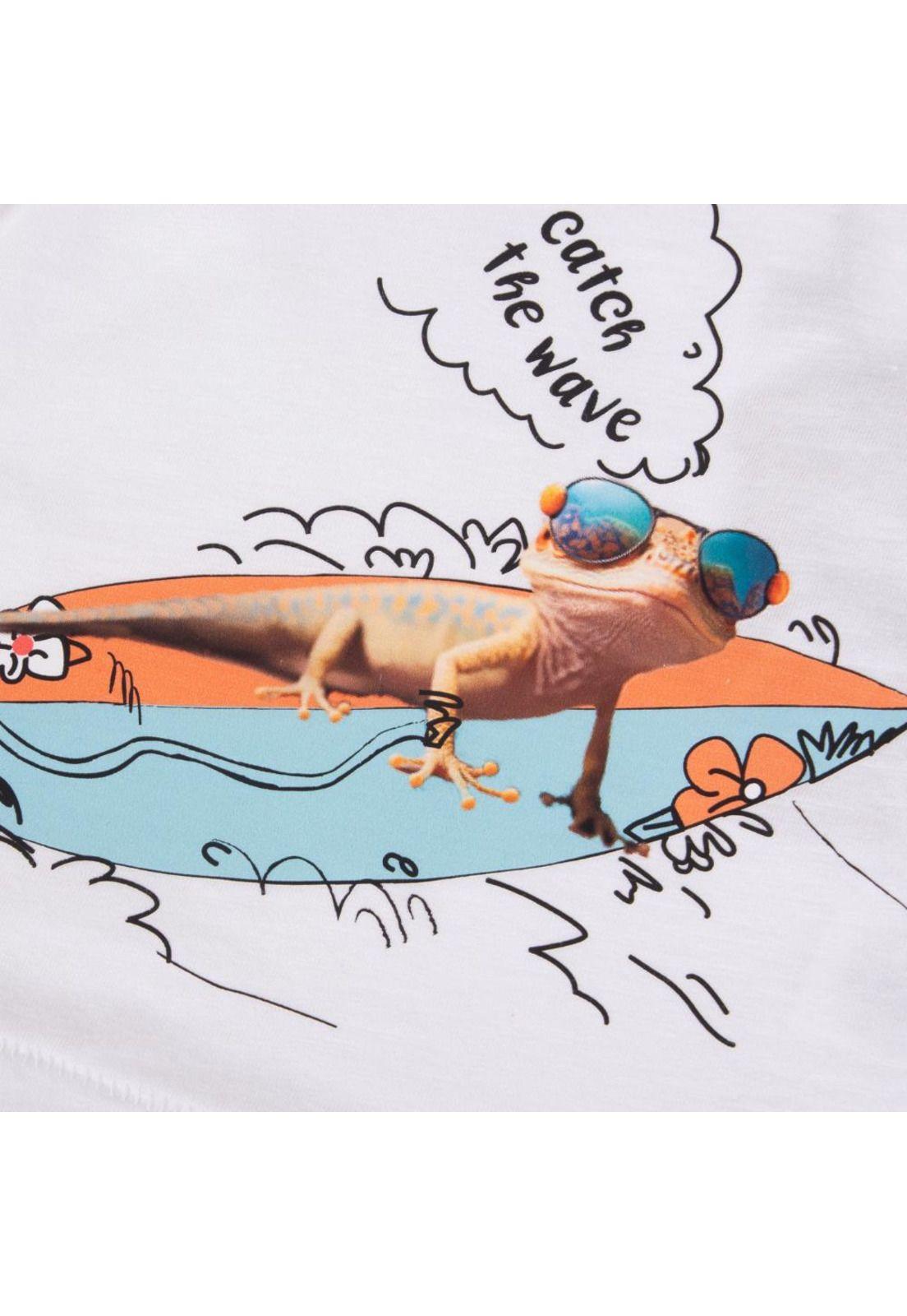 Polera Bebé Niño Blanco Pillin-1