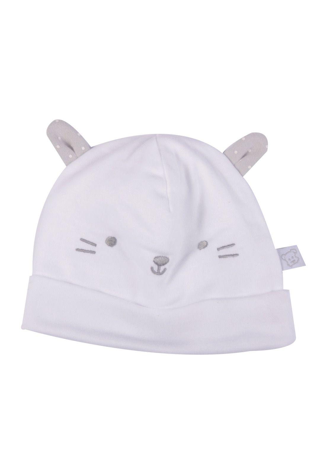 Set Gorro 2 Pzas Unisex Blanco Pillín-2
