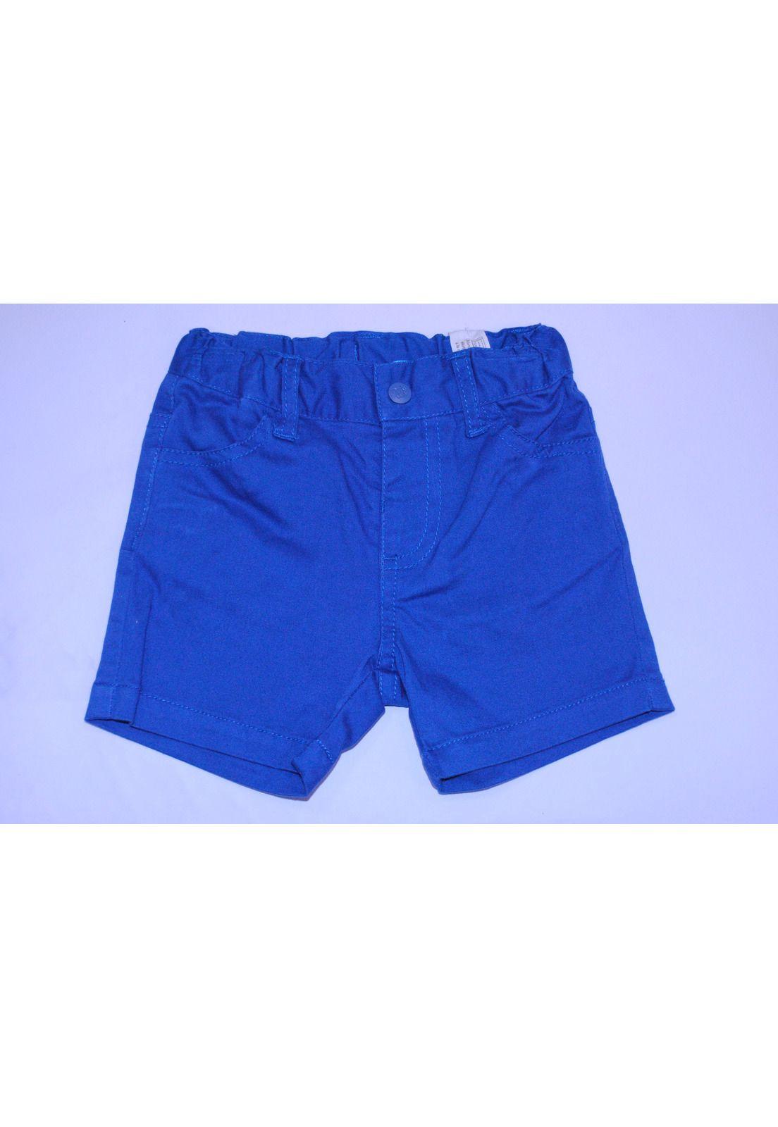 Short Bebe Niño Azul Pillin-0