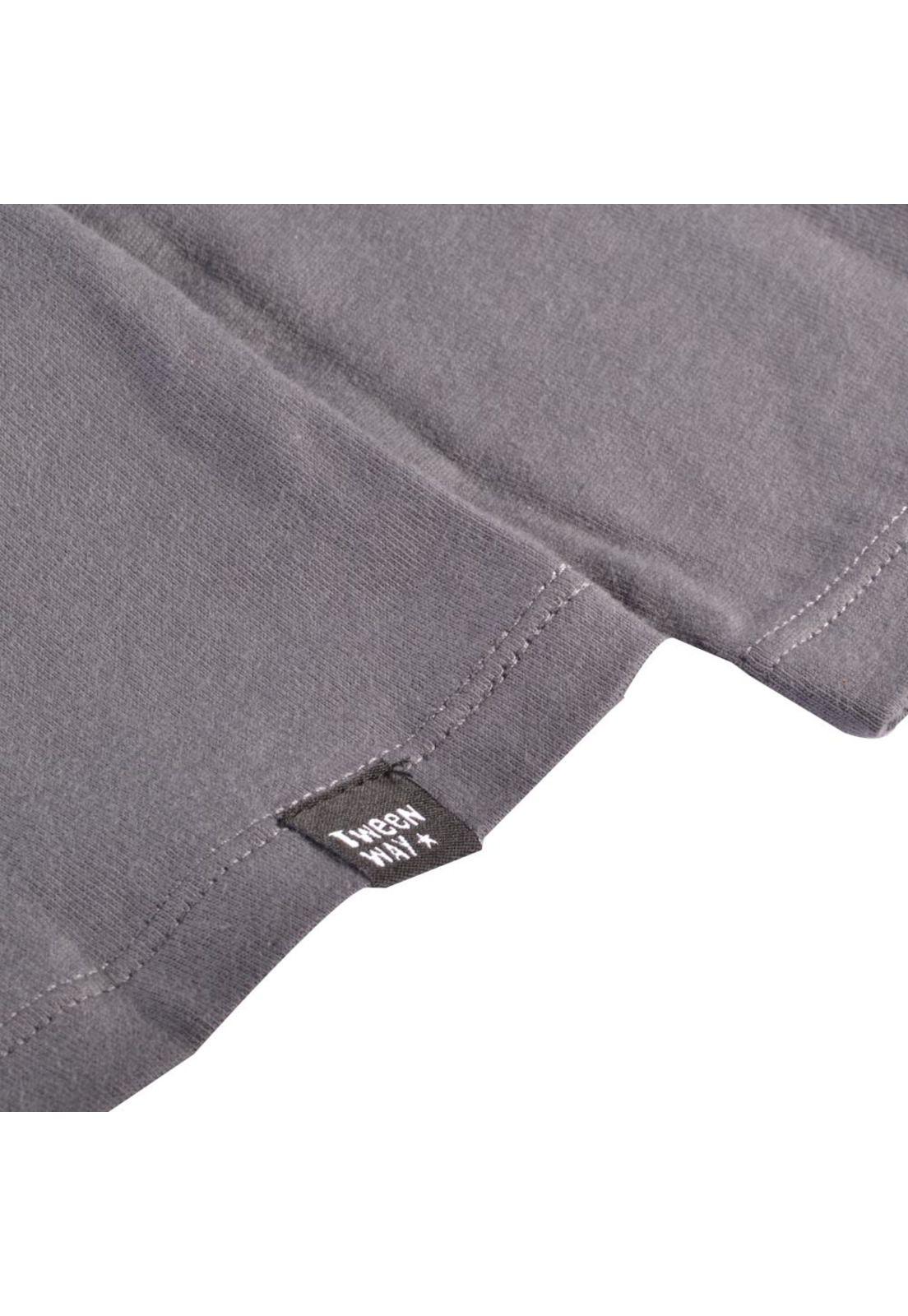 Polera Manga Larga Niño Gris oscuro Pillin-2