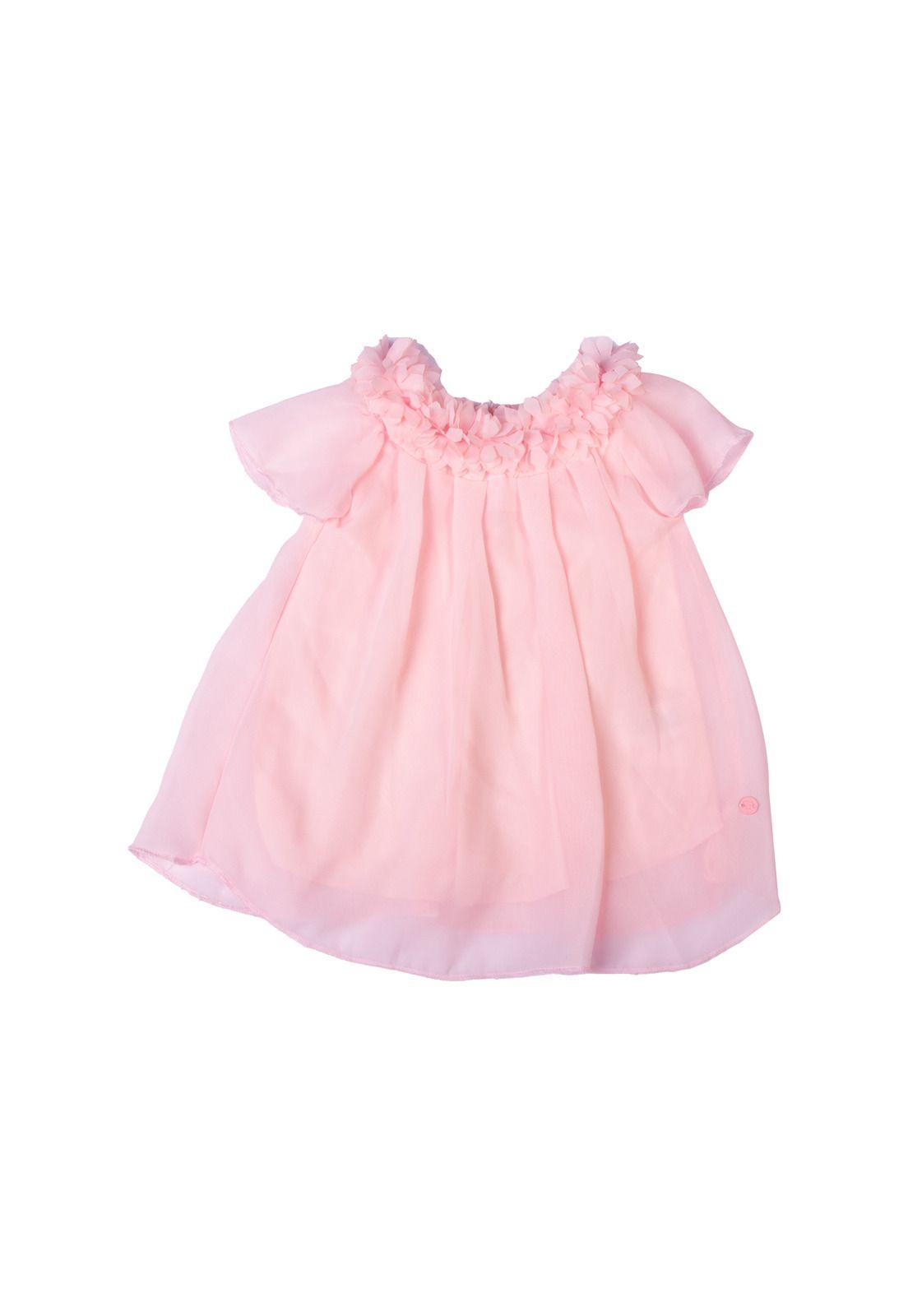 Vestido Bebe Niña Rosado Pillin-1
