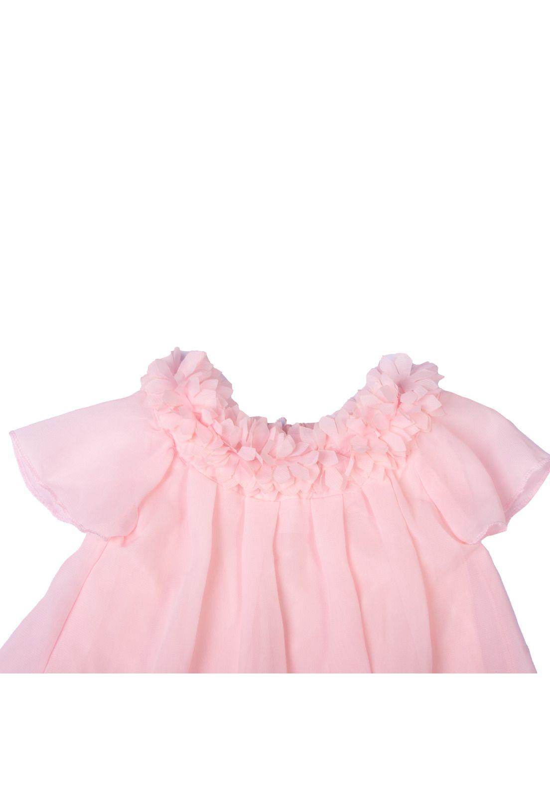 Vestido Bebe Niña Rosado Pillin-3