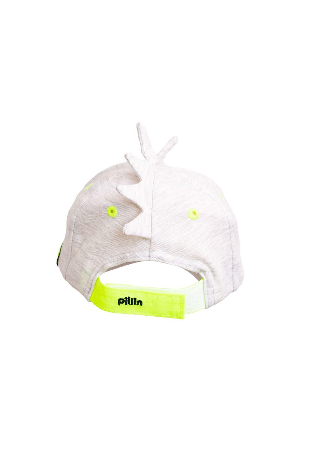 Gorro Con Aletas De Disnosaurio Gris Pillín-1