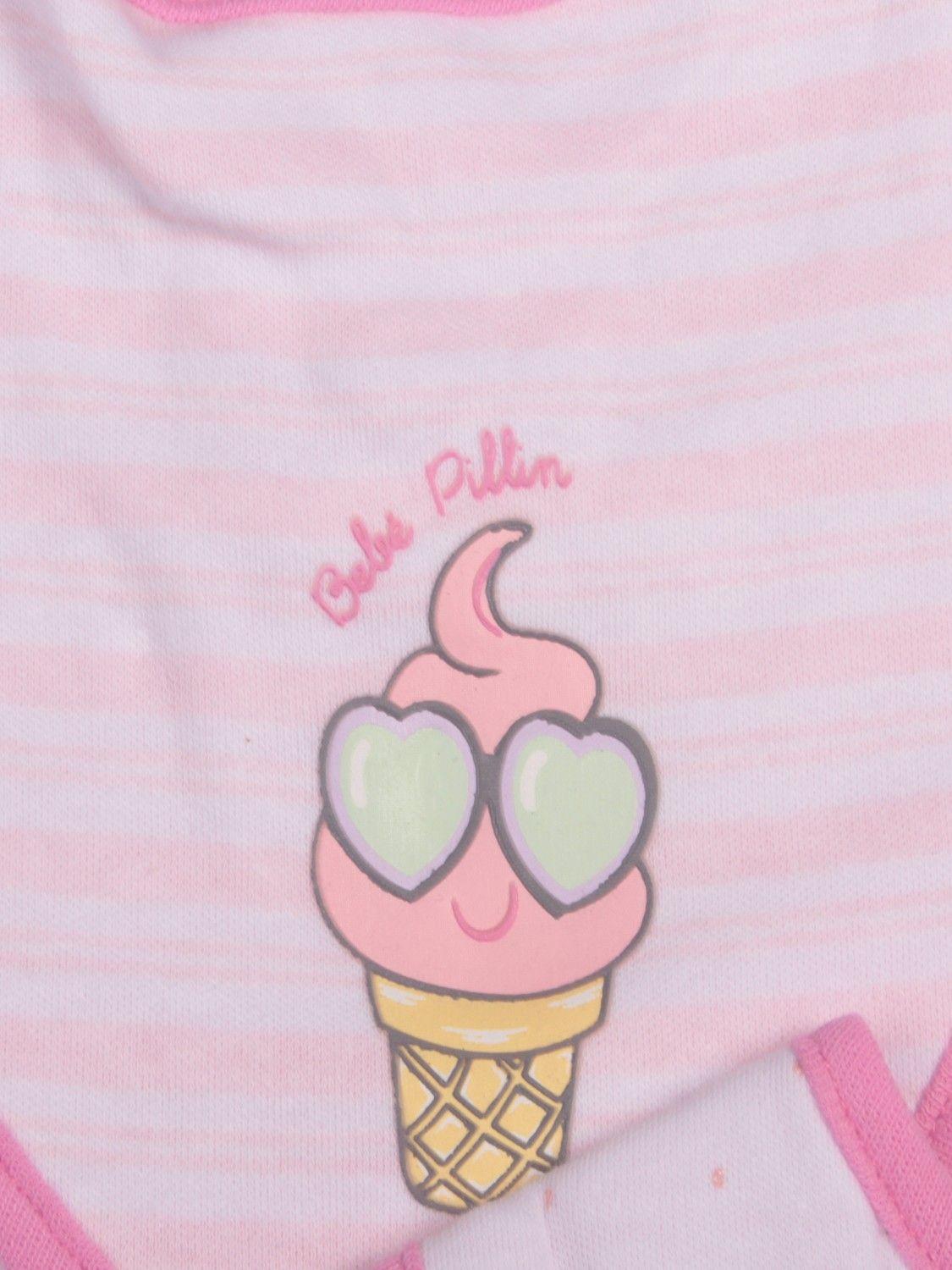 Set 2 Pzas Babero Niña Multicolor Pillín-3