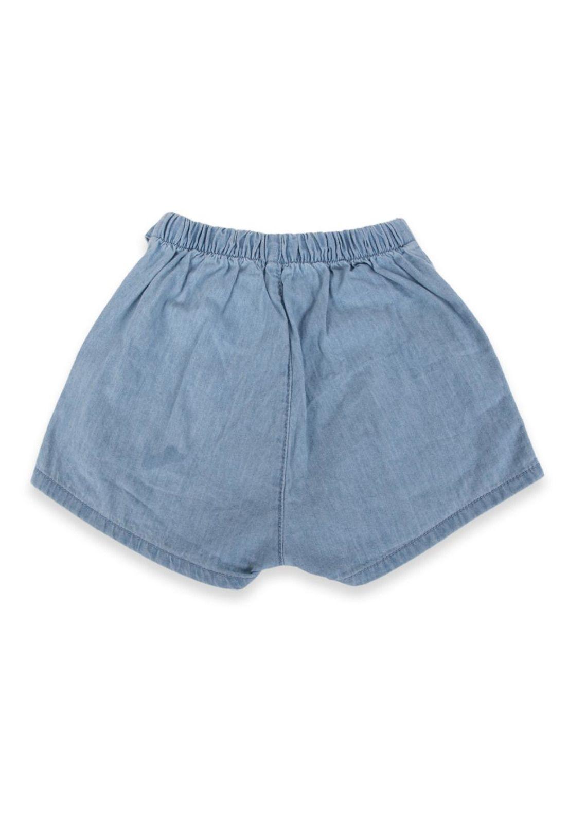 Short Bebé Niña Celeste Pillin-2