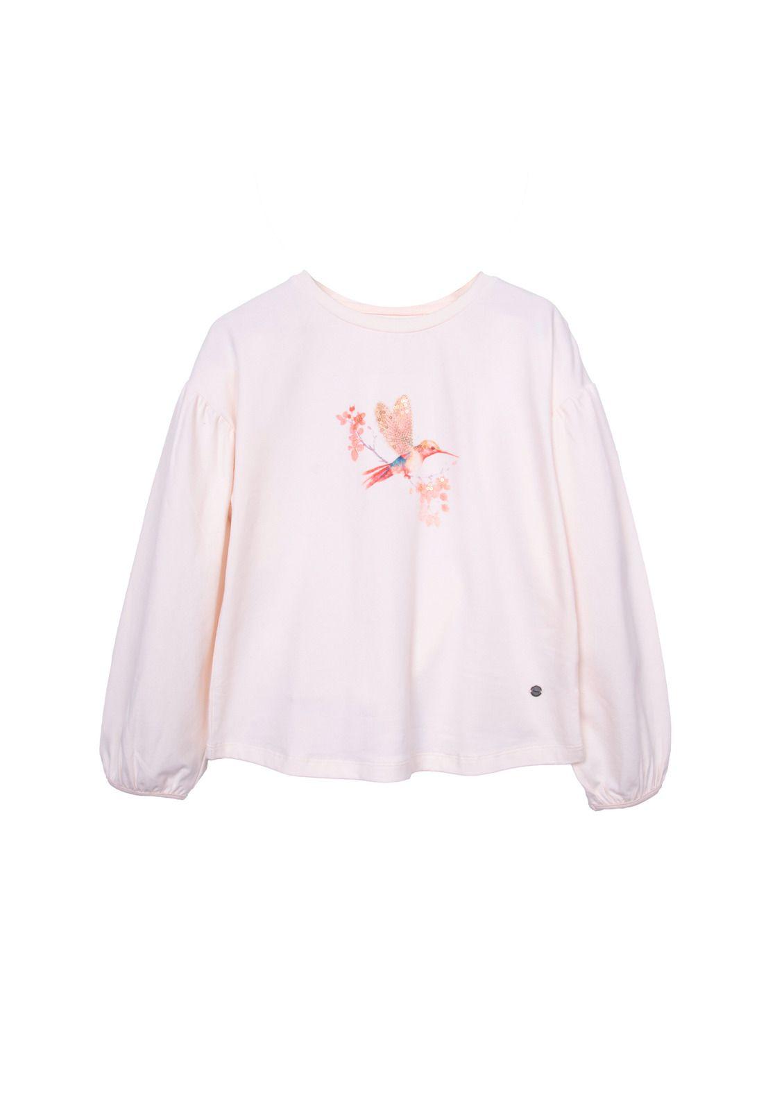 Polera  Blanco Niña Pillin (PVD628-26CRU)-0