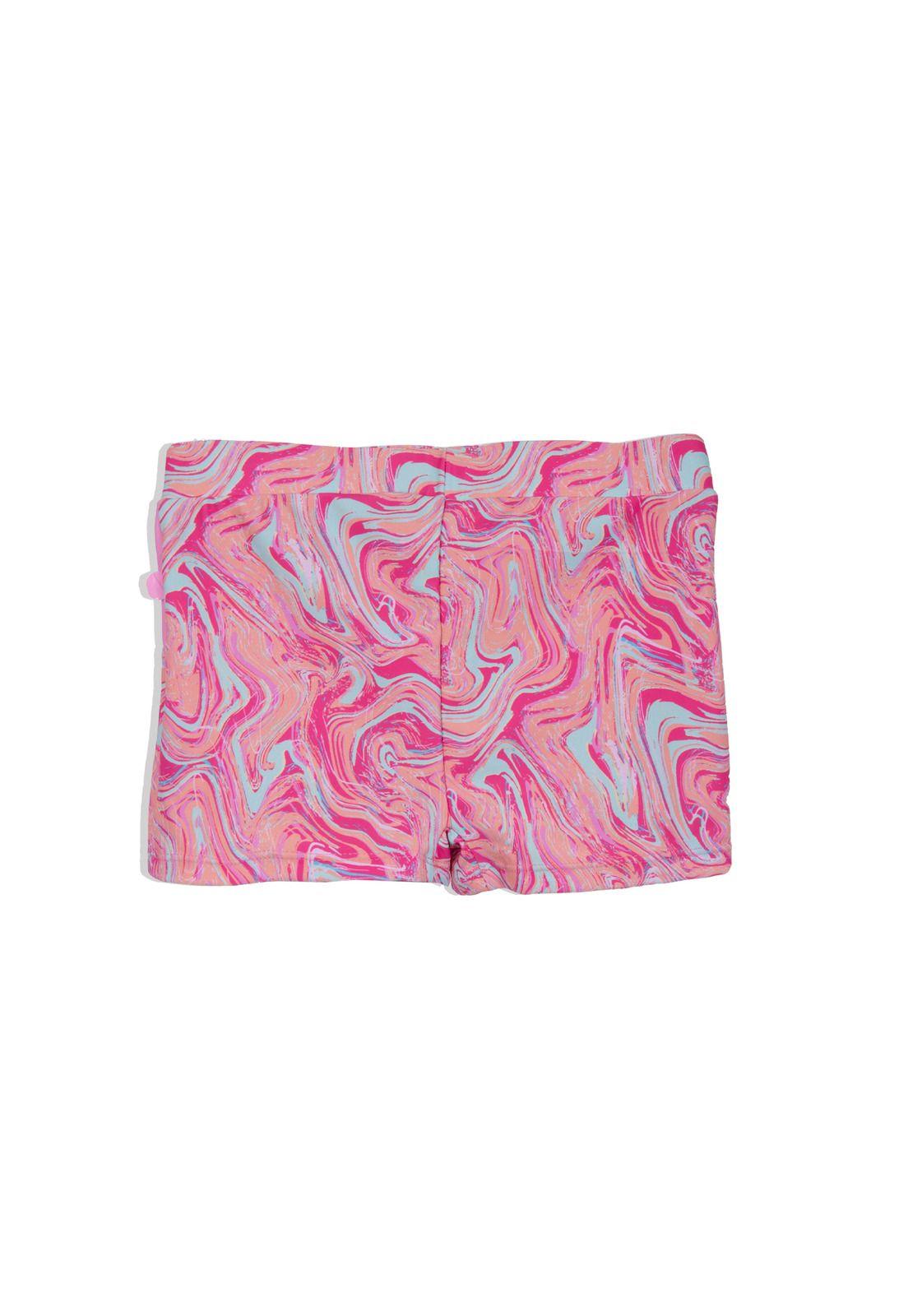 Short de Baño Niña Estampado Rosado Pillin-1