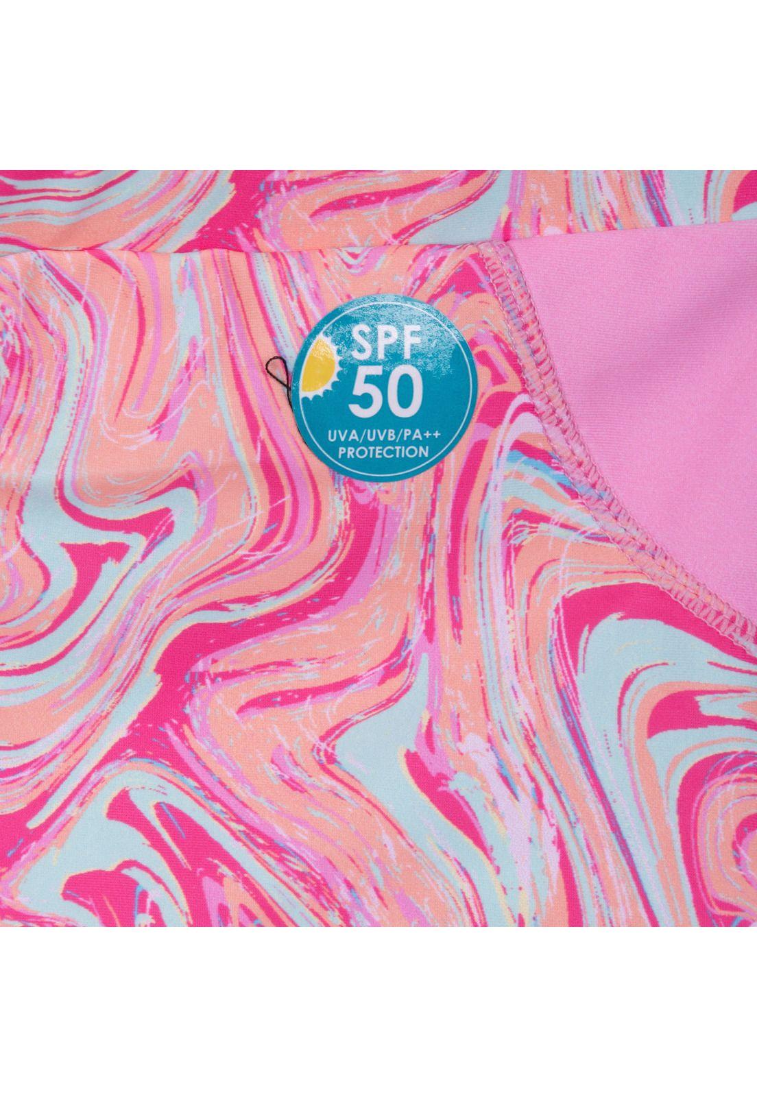 Short de Baño Niña Estampado Rosado Pillin-2