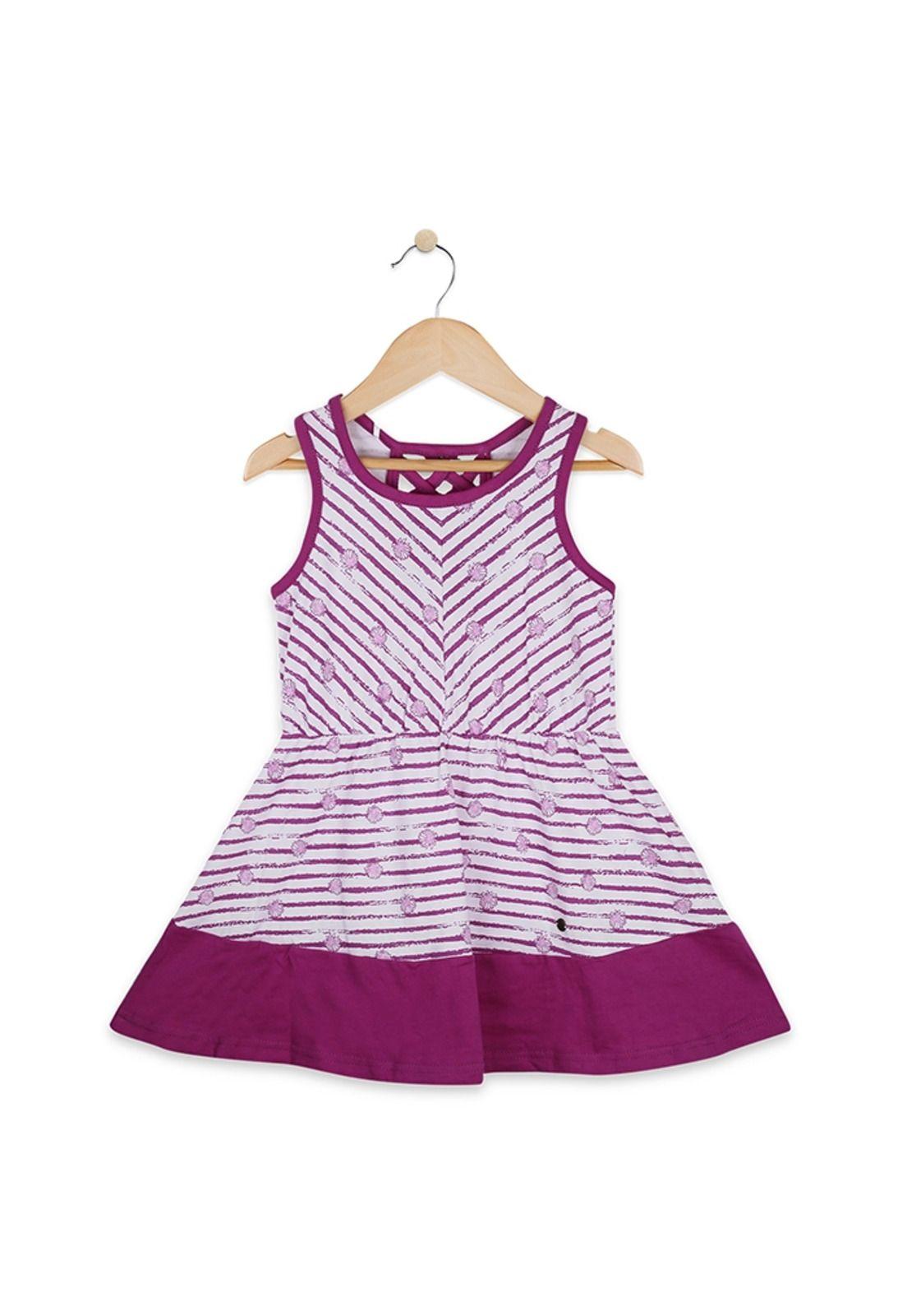 Vestido Niña Morado Pillin-0