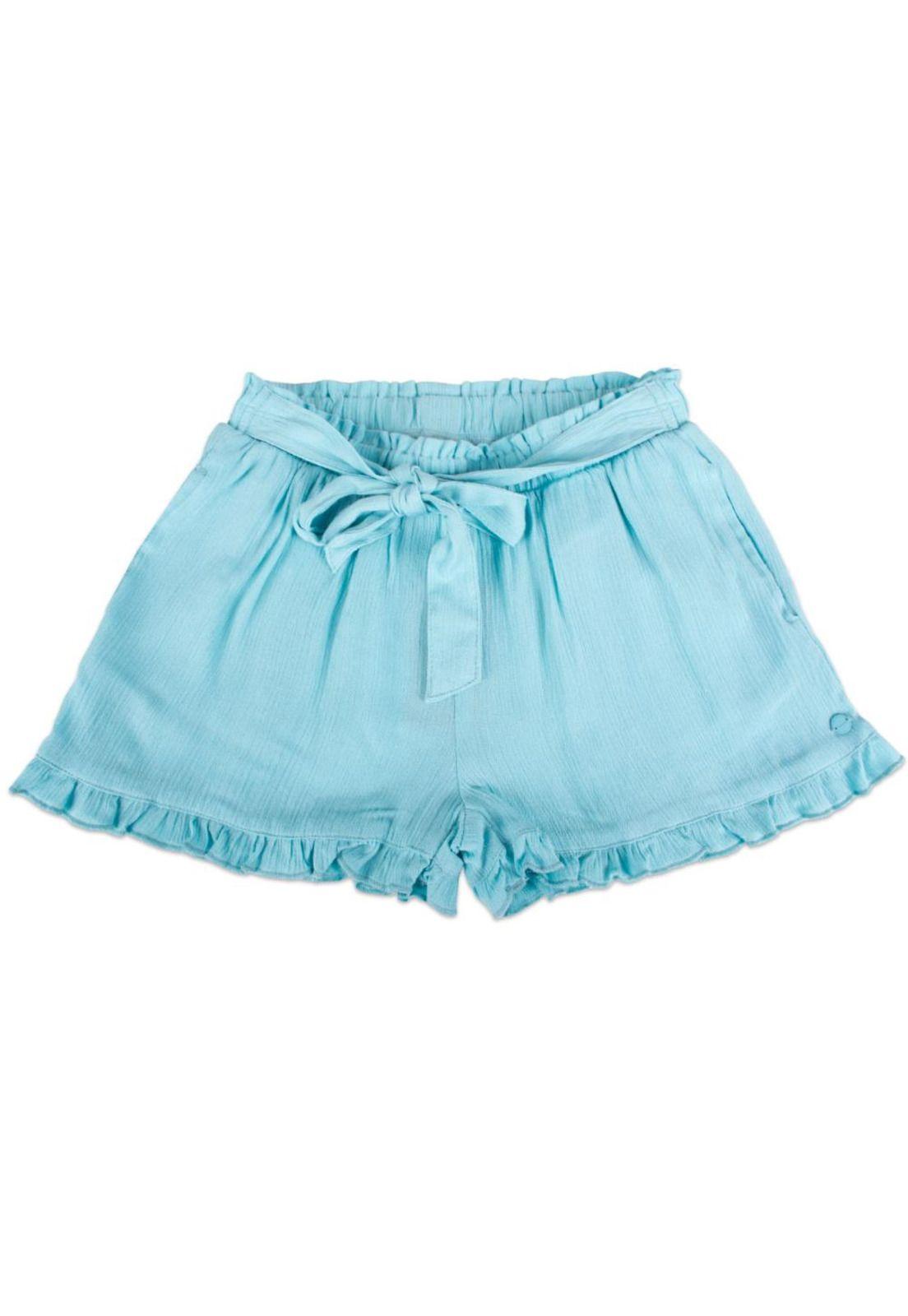 Short Niña Turquesa Pillin-0