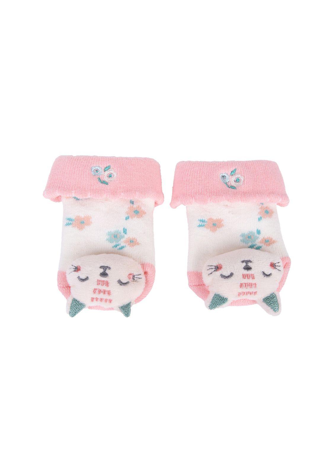 Calcetines  Blanco Niña Pillin (PAD102-26CRE)-0