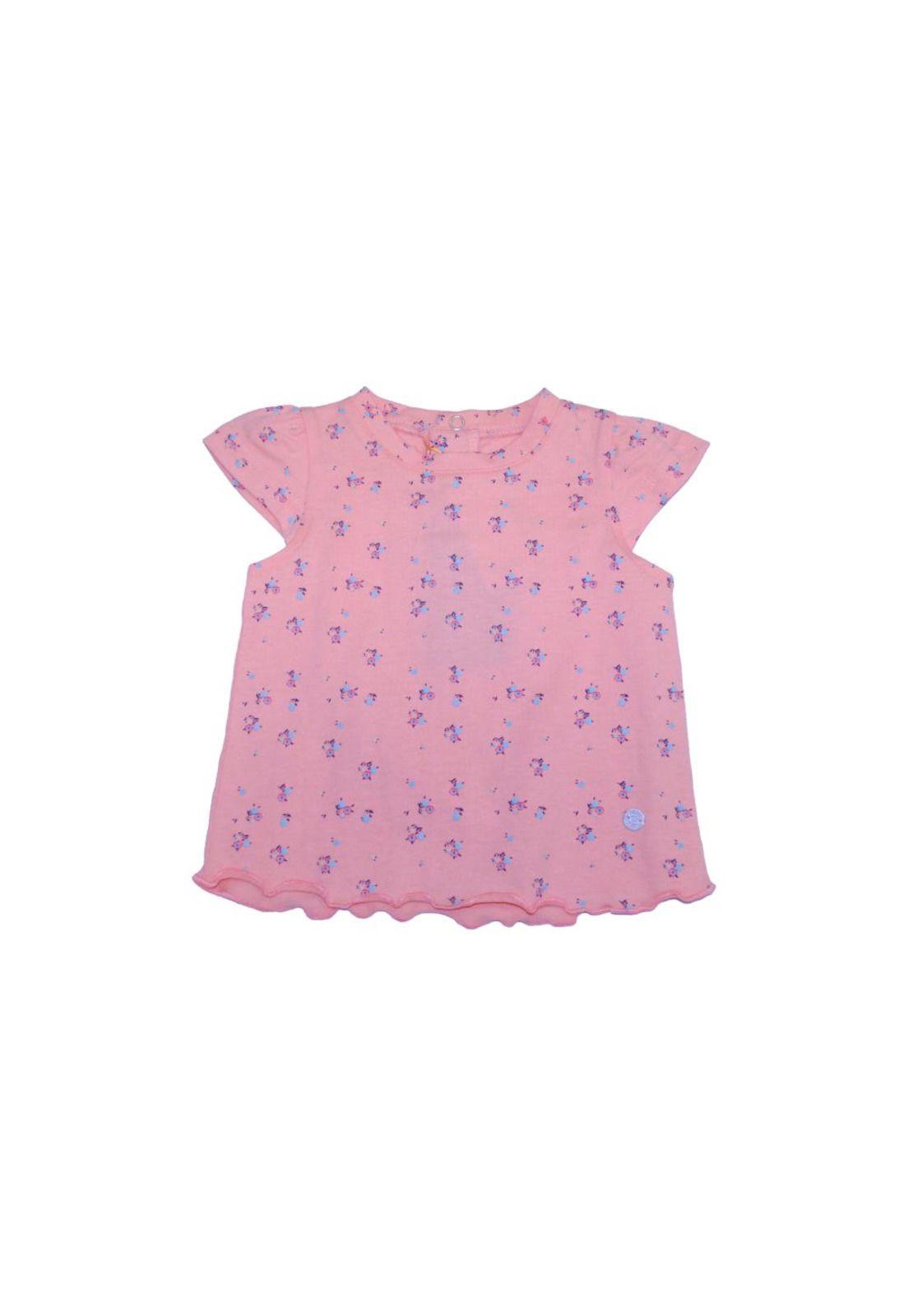 Polera Bebe Niña Naranja Pillin-0