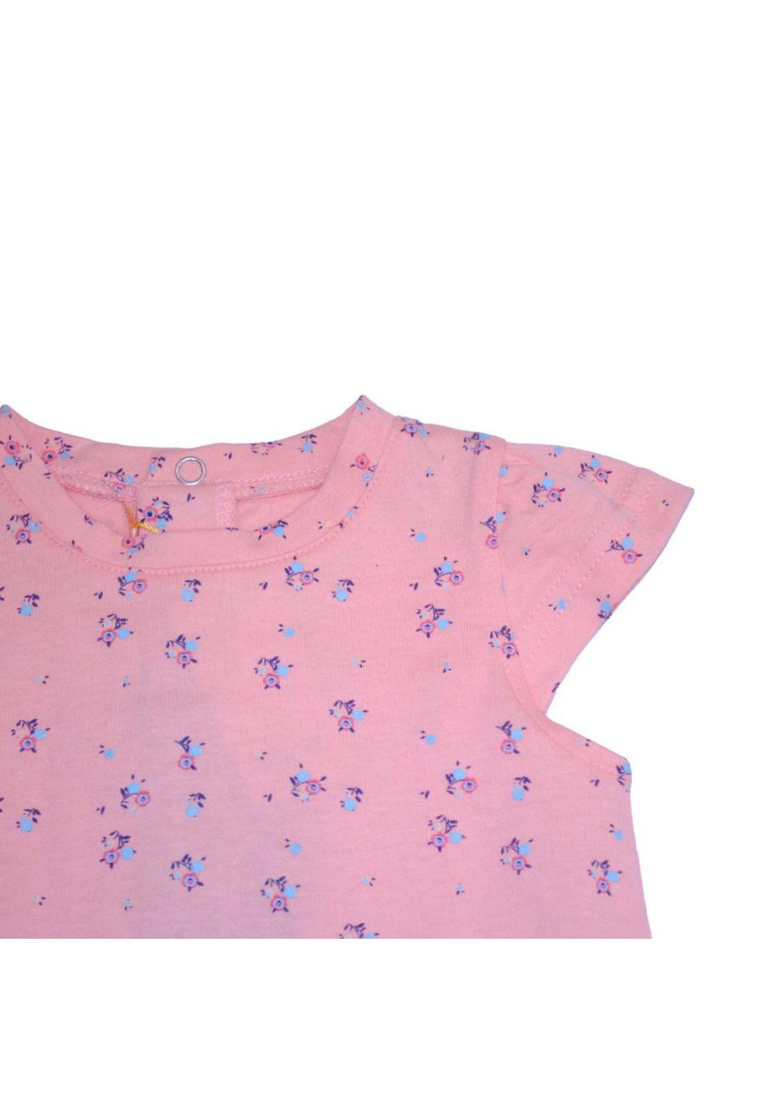 Polera Bebe Niña Naranja Pillin-2